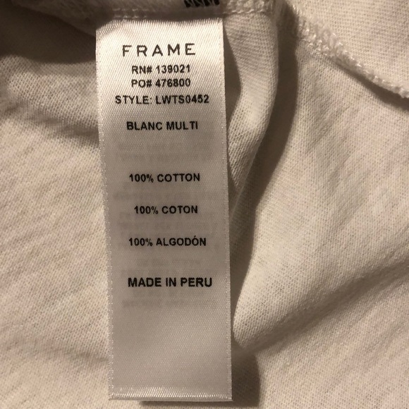 🆕FRAME cotton short sleeve T-Shirt - Picture 5 of 7